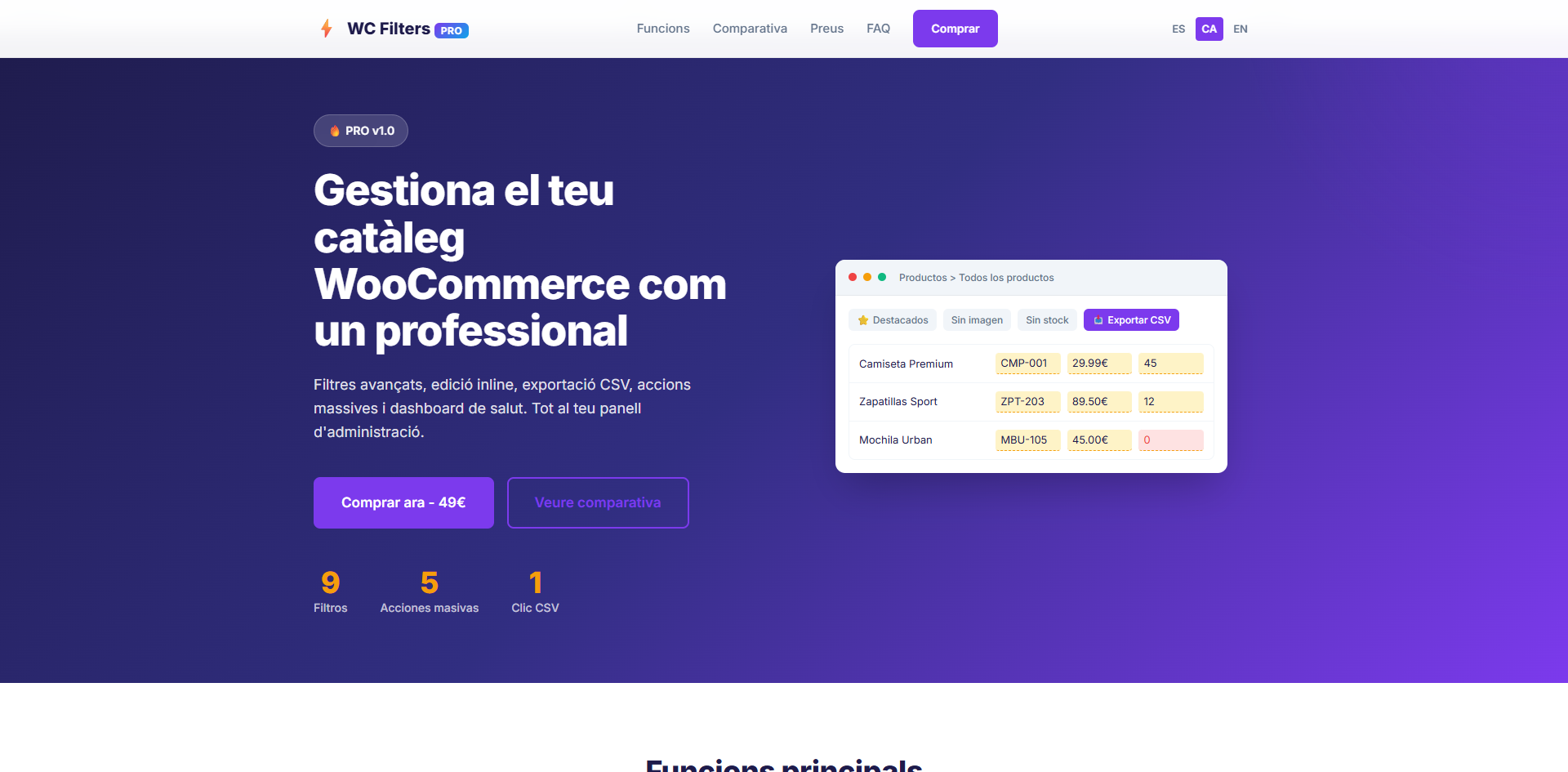 WC Admin Product Filters Pro